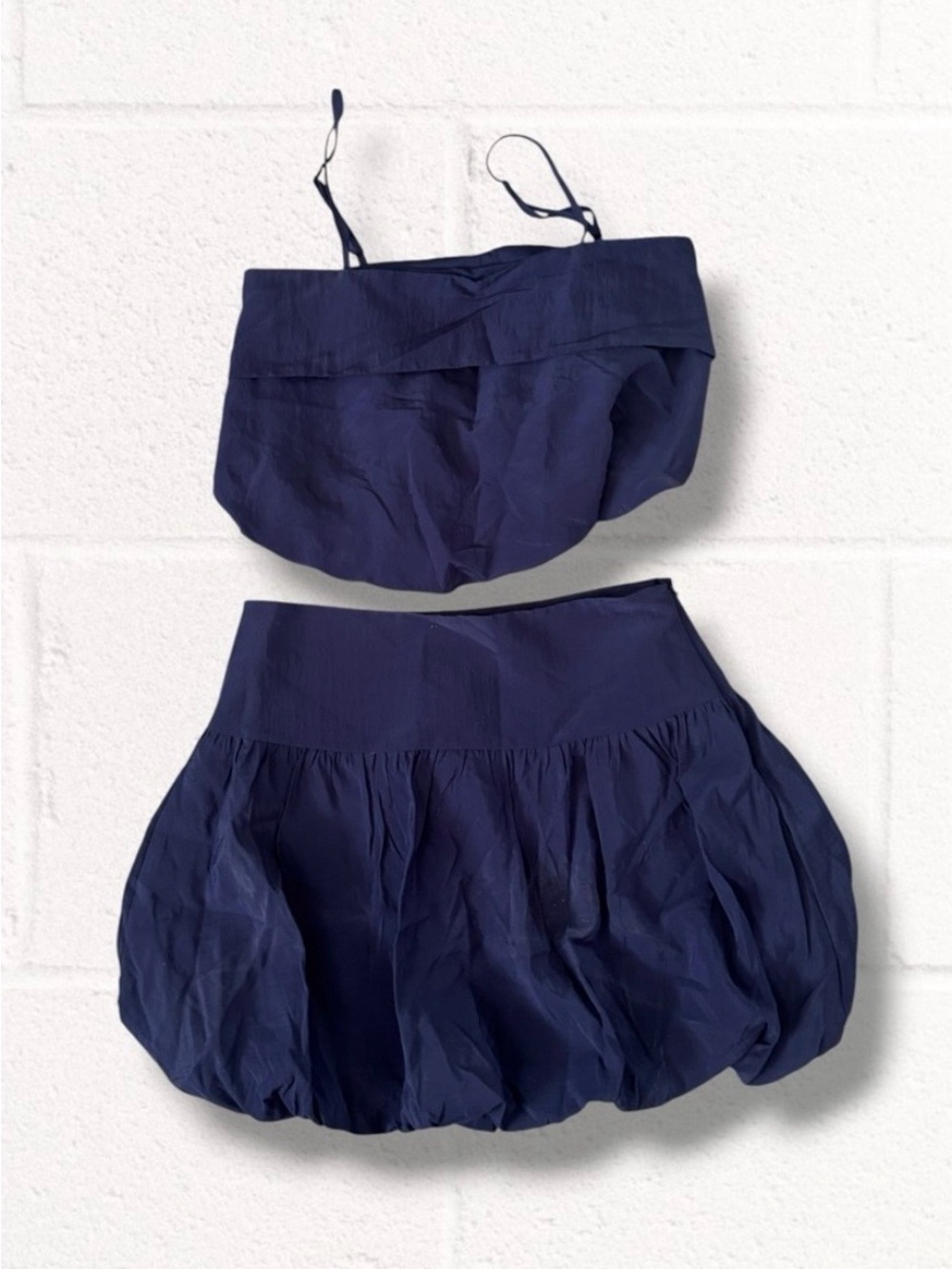 Adorable Navy Bubble Skirt 14 @ Matching top in an L